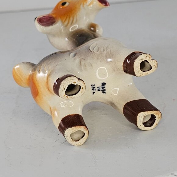 Vintage Ceramic Goat Figurine Made In Japan Funny Kitsch Quirky Long Neck - Picture 7 of 8